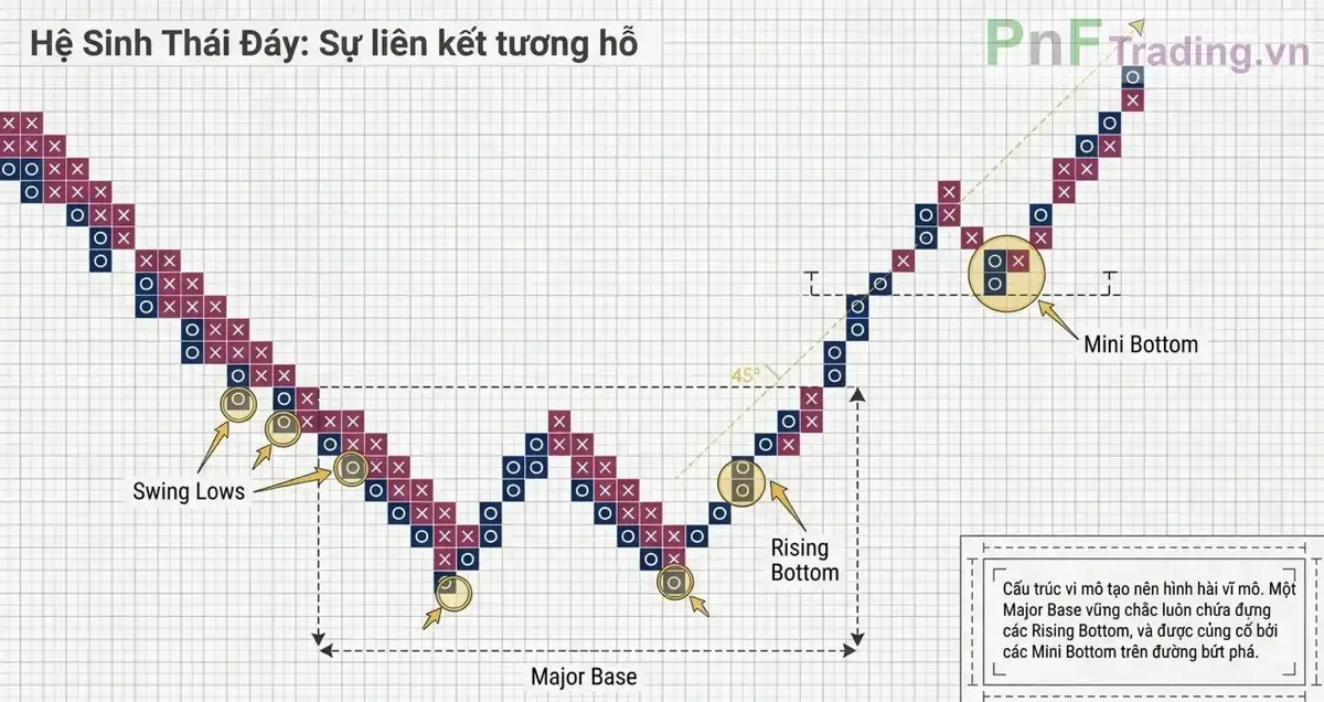Mỗi liên hệ giữa các đáy
